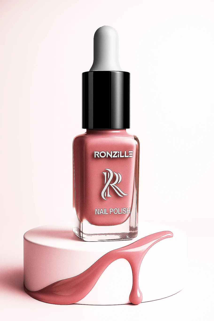 RONZILLE Nail Polish Set – 3 Shades (Maroon, Pink & Mauve)