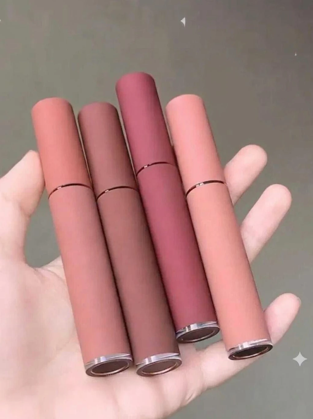 Nude Lipstick Combo Waterproof Non Sticky Formula 