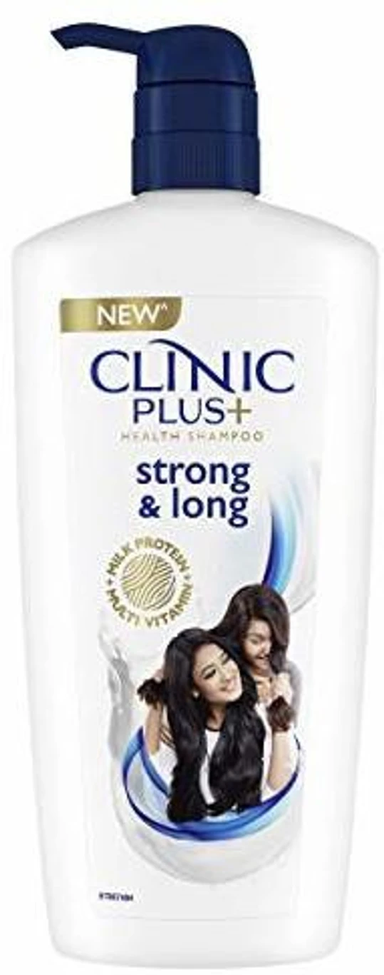 Clinic Plus Strong & Long Hair 650 ml, With Milk Proteins & Shampoo for Hair Growth 