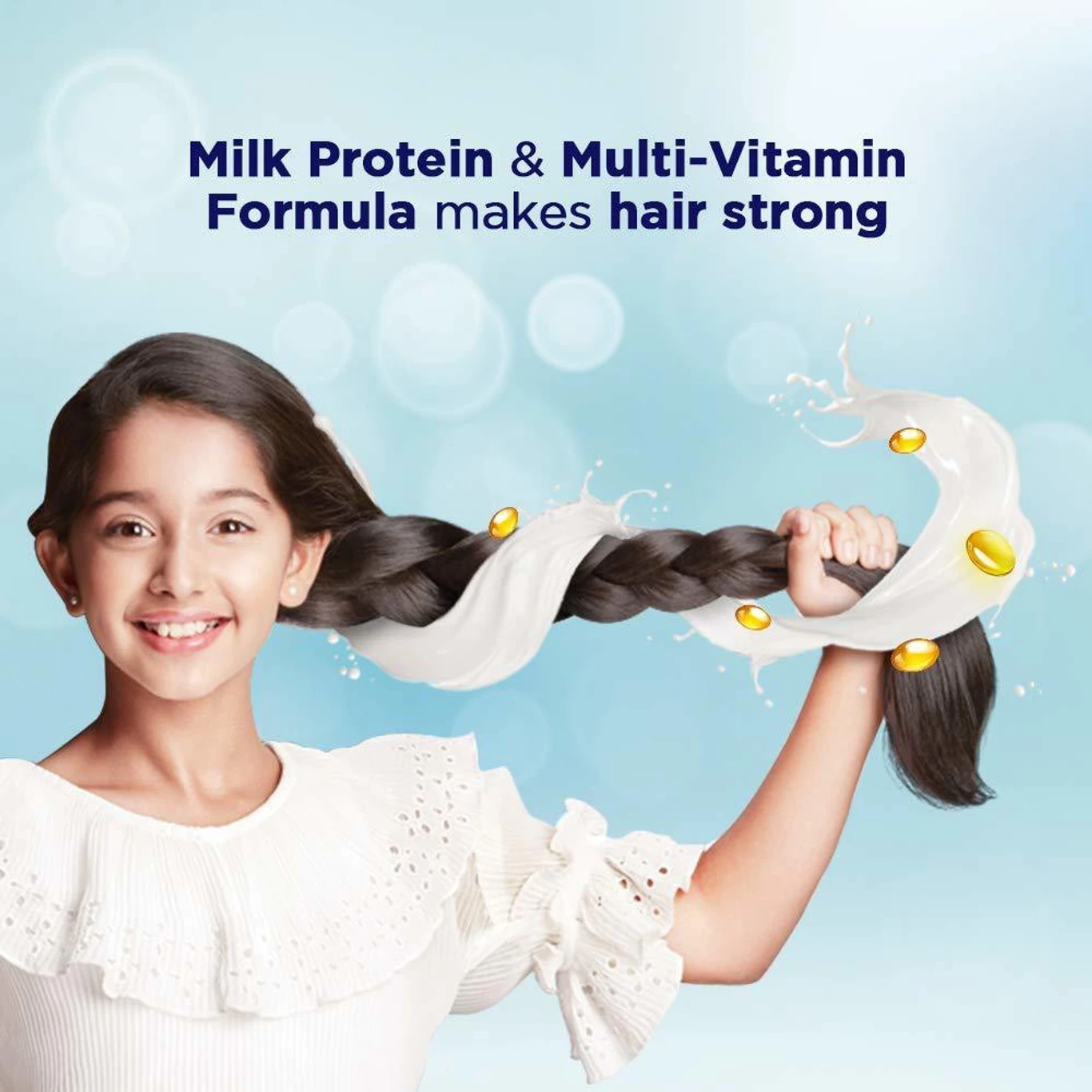 Clinic Plus Strong & Long Hair 650 ml, With Milk Proteins & Shampoo for Hair Growth 